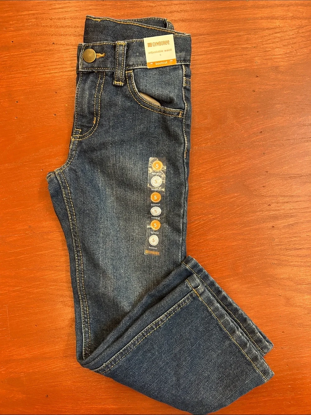 Gymboree Dark Blue Denim Jeans with Side Graphic